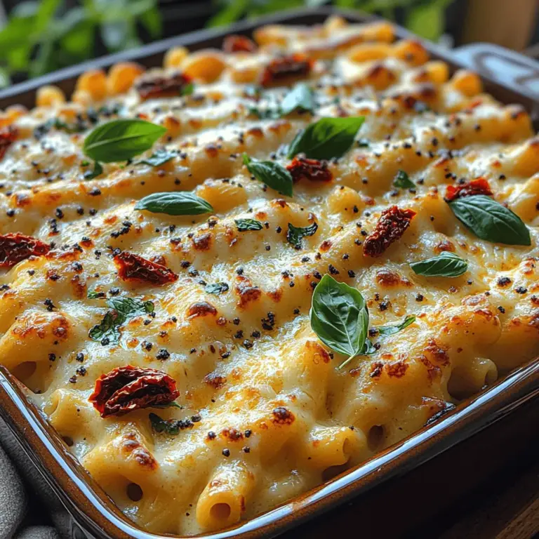 Mac and cheese is a beloved comfort food that has graced many tables across generations, celebrated for its creamy texture and cheesy goodness. However, the Tuscan Truffle Mac and Cheese takes this classic dish to a whole new level, infusing it with gourmet appeal and sophisticated flavors that are sure to impress. Imagine a rich, velvety cheese sauce enveloping perfectly cooked pasta, accented by the earthy notes of truffle oil and the vibrant freshness of sautéed vegetables. This dish is not just a meal; it's a culinary experience that brings together the best of Italian cuisine.