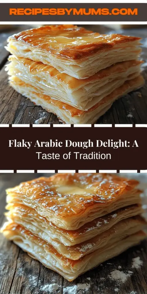 Discover the art of Flaky Arabic Dough Delight and explore the rich traditions of Arabic cuisine! This versatile dough forms the perfect base for both savory and sweet fillings, offering endless culinary creativity. Learn about the essential ingredients, including all-purpose flour, butter, and vinegar, that contribute to its signature flaky texture. With a detailed step-by-step guide, you'll master the kneading, layering, and baking techniques. Bring a taste of the Middle East to your table with this delightful recipe!