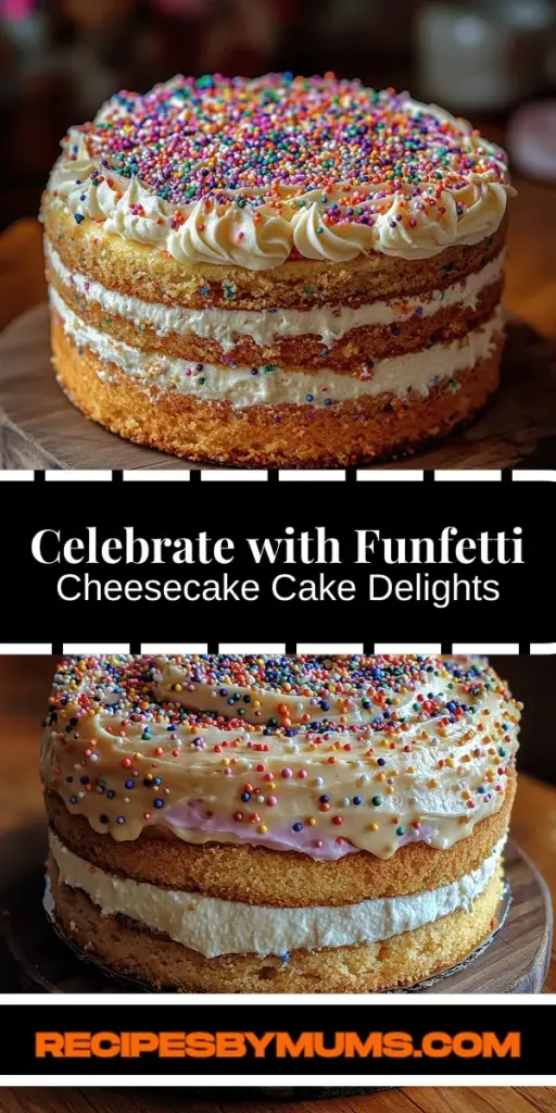Celebrate your special occasions with a Funfetti Cheesecake Cake, a delightful fusion of vibrant Funfetti cake and creamy cheesecake. Perfect for birthdays or gatherings, this eye-catching dessert features colorful sprinkles and a delicious contrast of light cake and rich cheesecake. Discover the key ingredients, step-by-step baking instructions, and tips for the perfect frosting in our article. Unleash your inner baker and create a memorable treat that will impress everyone!