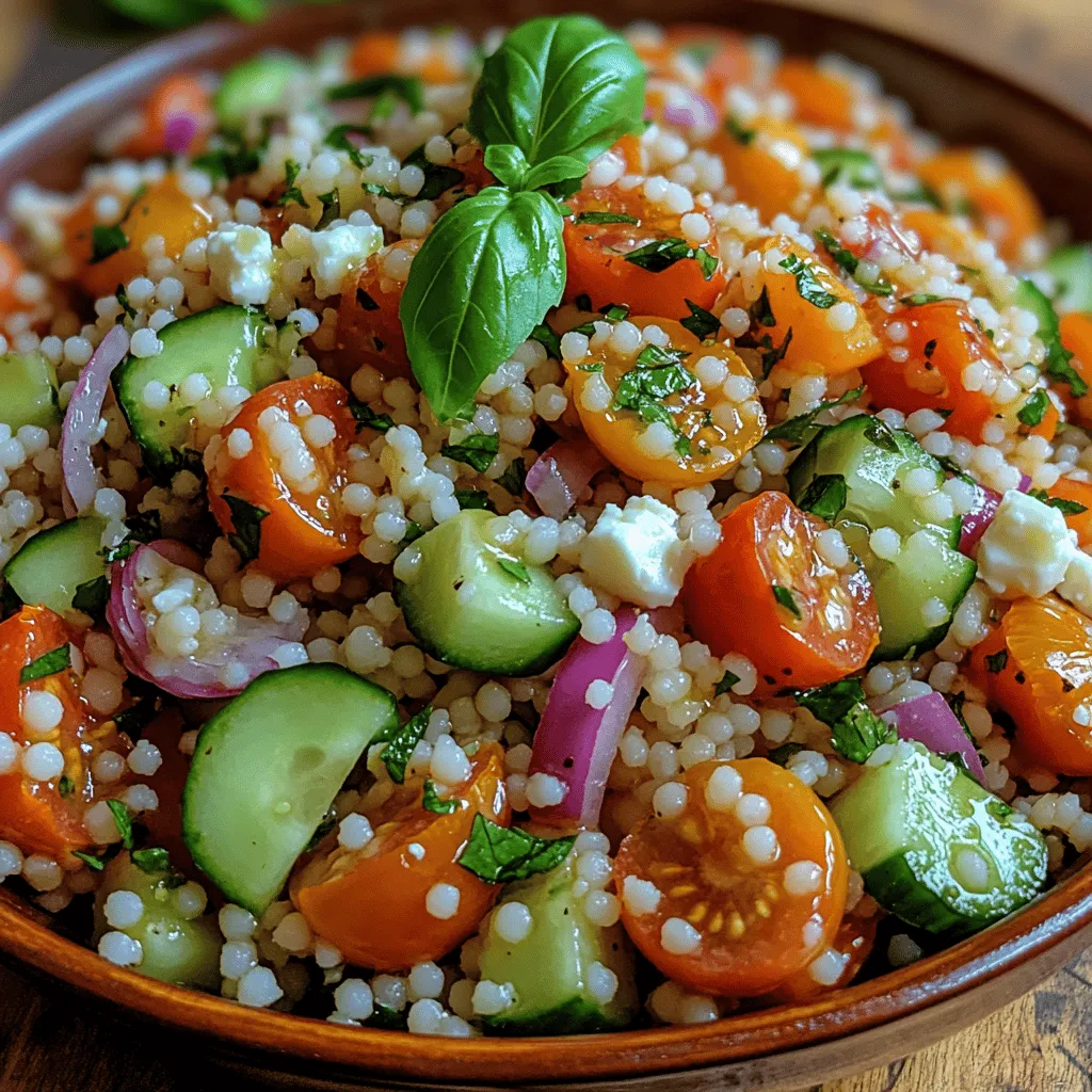 As the sun rises higher in the sky and temperatures soar, nothing beats the light and refreshing qualities of a summer salad. These vibrant dishes not only offer a burst of flavor but also provide a welcome respite from the heat. One such salad that captures the essence of summer is the Fresh Tomato Basil Couscous Salad. This delightful dish showcases the wholesome goodness of fresh ingredients, making it a perfect companion for picnics, barbecues, or a light lunch on a hot day.