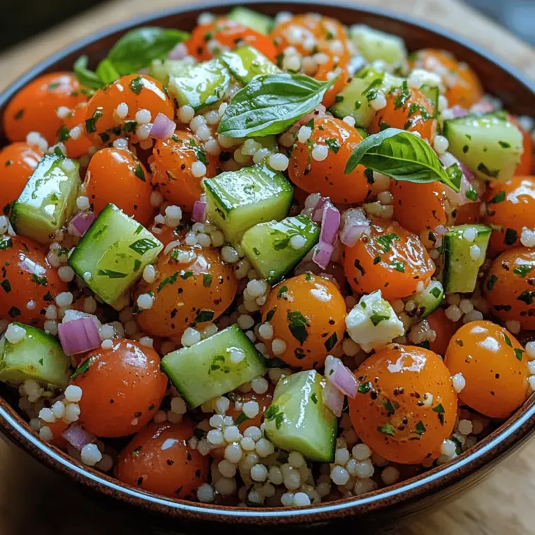 As the sun rises higher in the sky and temperatures soar, nothing beats the light and refreshing qualities of a summer salad. These vibrant dishes not only offer a burst of flavor but also provide a welcome respite from the heat. One such salad that captures the essence of summer is the Fresh Tomato Basil Couscous Salad. This delightful dish showcases the wholesome goodness of fresh ingredients, making it a perfect companion for picnics, barbecues, or a light lunch on a hot day.
