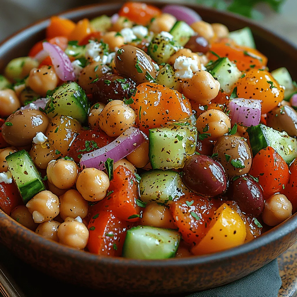 Mediterranean Chickpea Cucumber Salad: Celebrating Freshness