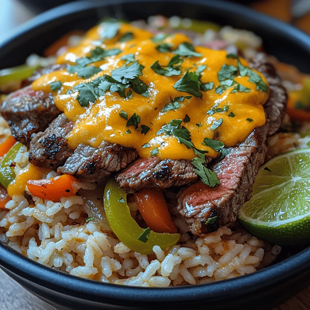 If you’re looking for a dish that perfectly combines hearty flavors with a satisfying texture, look no further than Sizzling Steak & Queso Rice. This delightful recipe is a culinary celebration that brings together marinated flank steak, creamy queso, and fluffy rice, creating a compelling blend that is both comforting and indulgent. Whether you’re hosting a dinner party, preparing a family meal, or simply craving a delicious weeknight dinner, Sizzling Steak & Queso Rice has you covered.