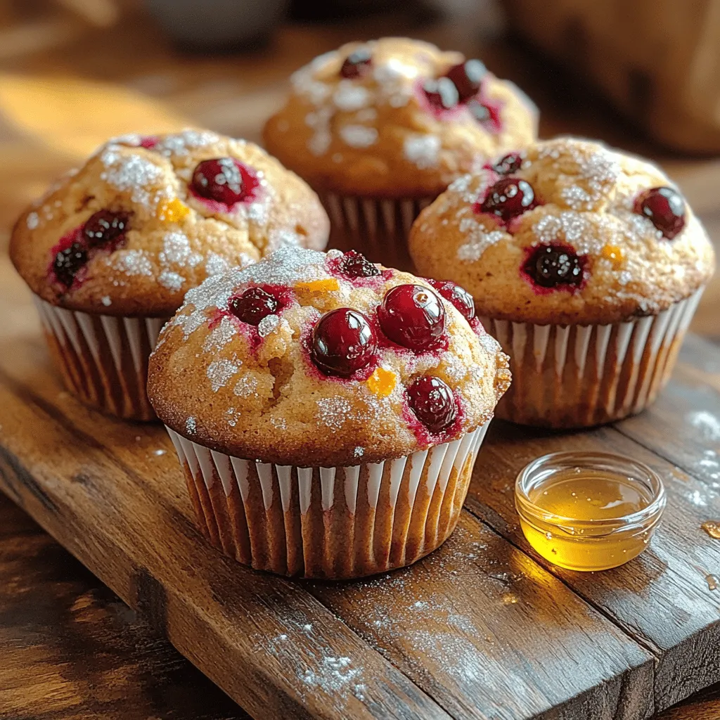 The flavor profile of Cranberry Citrus Delight Muffins is a harmonious blend of tartness and sweetness. The cranberries provide a delightful zing, balancing beautifully with the sweetness of the orange. This contrast creates a mouthwatering experience that keeps you reaching for another muffin. Additionally, the zest of the orange not only enhances the flavor but also adds a refreshing aroma that fills your kitchen as they bake. Each bite delivers a burst of citrusy goodness, making it a treat that is both invigorating and satisfying.
