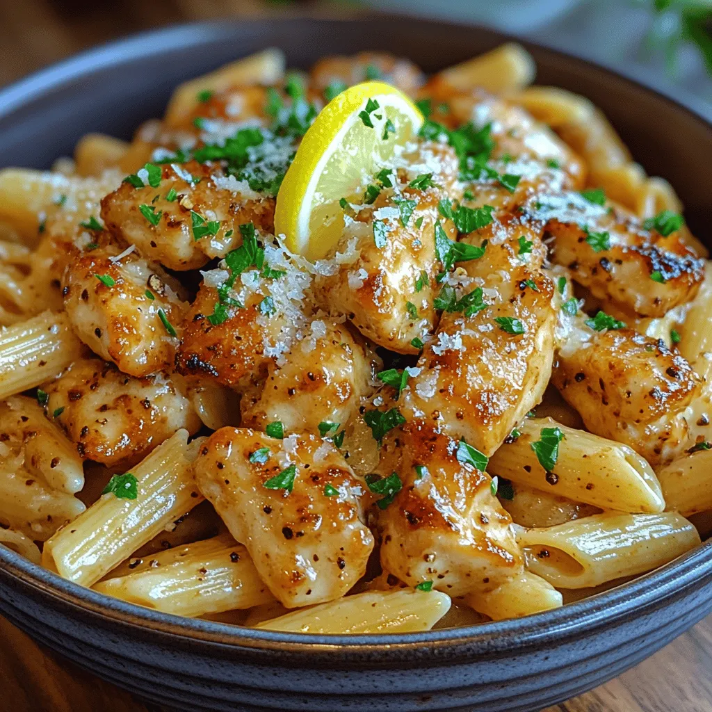 Garlic Butter Chicken Bites with Pasta is a dish that effortlessly combines rich flavors and comforting textures, making it a perfect meal choice for any day of the week. This delightful recipe features tender bites of chicken sautéed in a buttery garlic sauce, tossed with perfectly cooked pasta, and garnished with fresh herbs and cheese. Whether you're cooking for a family dinner or entertaining guests, this dish offers a satisfying experience with minimal fuss.