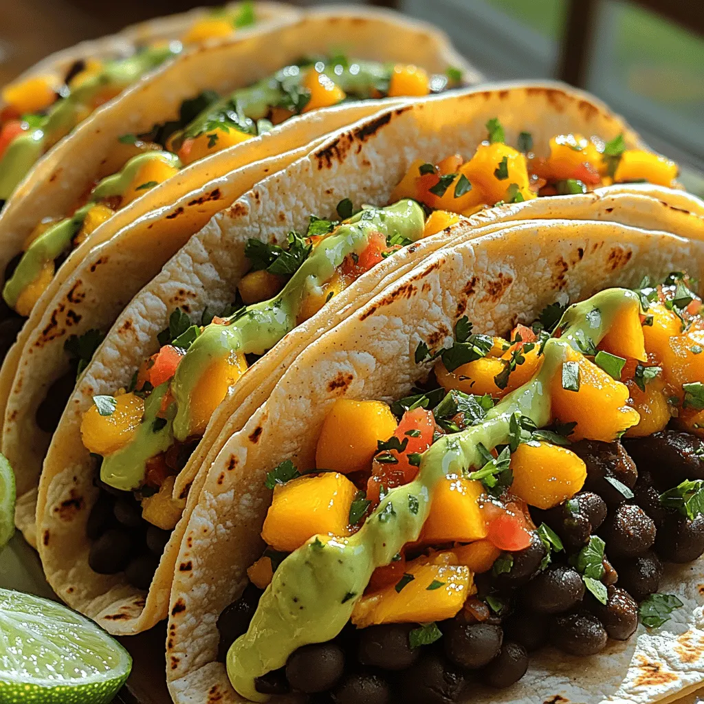 To create the perfect Tropical Fiesta Black Bean Mango Tacos, it’s essential to understand the key ingredients that contribute to their deliciousness and health benefits. Let’s take a closer look at each component of this vibrant dish, starting with the taco shells.