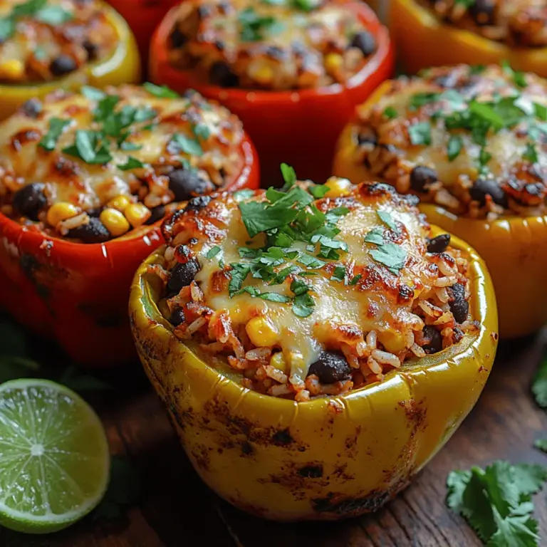 When it comes to meal preparation, finding dishes that are both delicious and packed with nutrition can be a challenge. Enter Vibrant Stuffed Sweet Peppers, a stunning dish that not only pleases the eye with its array of colors but also delivers a bounty of wholesome ingredients. This recipe celebrates the sweet bell pepper, transforming it into a delightful vessel filled with a hearty, flavorful stuffing that can cater to various dietary needs and preferences.