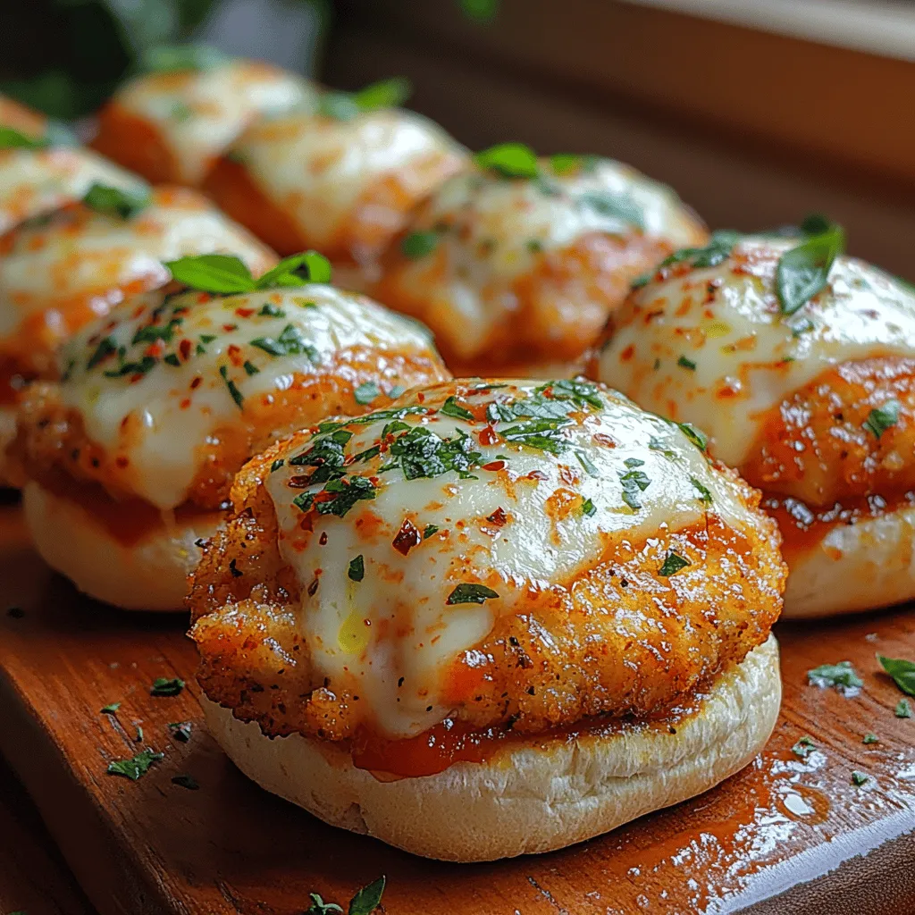 Great sliders start with high-quality ingredients. Each component plays a crucial role in achieving the perfect bite, so it’s important to understand what you’ll need and how to select the best options for your Crispy Chicken Parmesan Sliders.