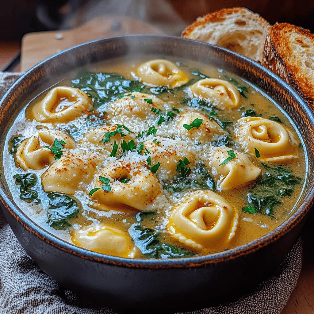 As the chilly winds of fall and winter begin to sweep in, there's nothing quite like a warm, comforting bowl of soup to soothe the soul and warm your insides. Creamy soups, in particular, have a special place in our hearts during the colder months, offering a delightful blend of flavors and textures that can easily transform any dreary day into a cozy culinary experience. Among the myriad of creamy soups available, the Creamy Spinach Tortellini Soup stands out as a nourishing and satisfying option, perfect for both weeknight dinners and leisurely weekend meals.