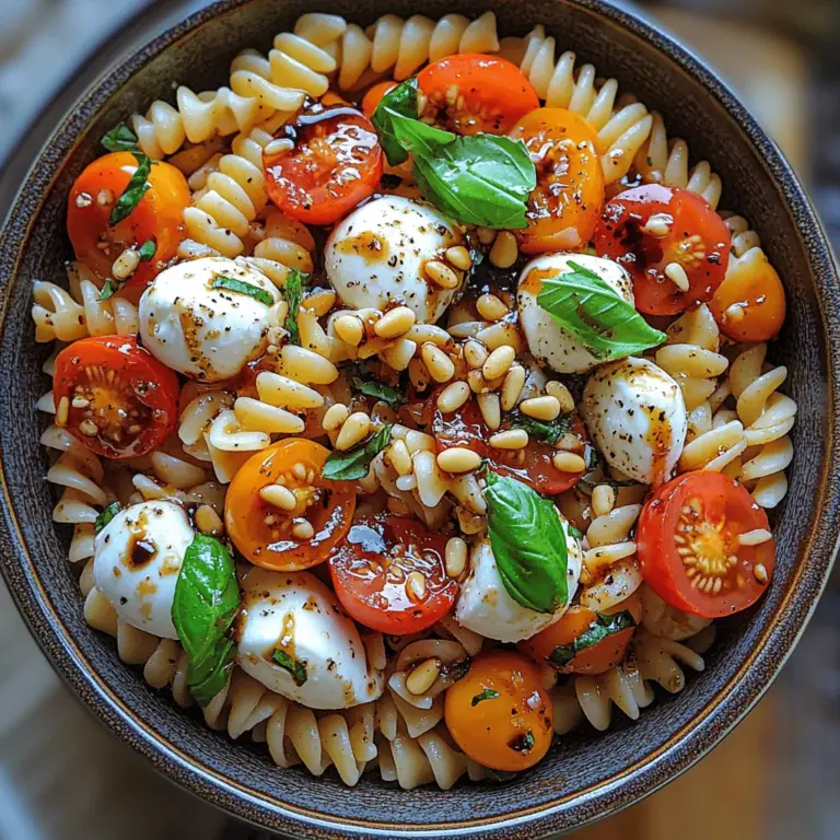 If you're searching for a vibrant and refreshing dish that embodies the essence of Italian cuisine, look no further than the Caprese Delight Pasta Salad. This delightful recipe combines the classic flavors of a Caprese salad with the comforting heartiness of pasta, making it a perfect dish for any occasion. Whether you're planning a summer picnic, hosting a casual get-together, or simply looking for a nutritious meal prep option for the week, this pasta salad is sure to impress.