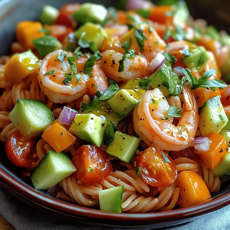 To truly appreciate the Tropical Summer Shrimp Pasta Salad, it's essential to understand the key ingredients that come together to create this culinary masterpiece. Each component plays a crucial role in contributing to the dish's overall flavor and nutritional value.