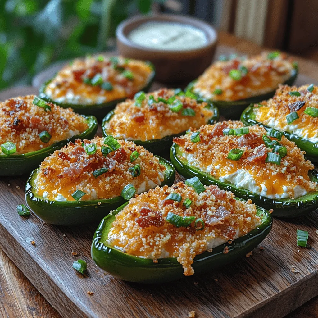The key to any great dish lies in its ingredients. Each component of Fiery Crunchy Jalapeño Poppers plays a crucial role in creating the perfect balance of flavor and texture. Here’s a closer look at what makes this recipe shine.