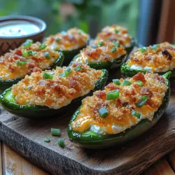 The key to any great dish lies in its ingredients. Each component of Fiery Crunchy Jalapeño Poppers plays a crucial role in creating the perfect balance of flavor and texture. Here’s a closer look at what makes this recipe shine.