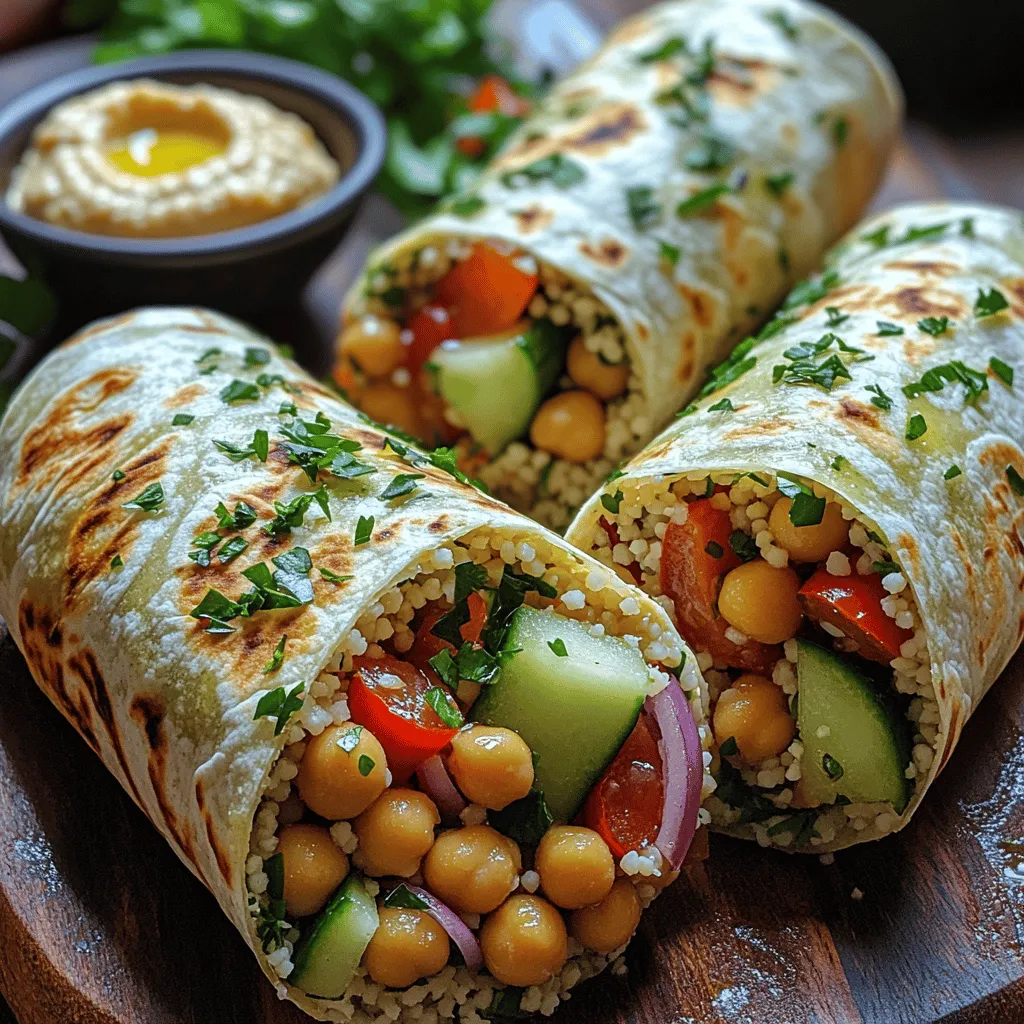 To create the perfect Chilled Couscous Chickpea Wraps, it's essential to understand the core components that contribute to their deliciousness and nutritional value. Each ingredient plays a crucial role, from the base of couscous to the vibrant vegetables and the flavorful seasonings.