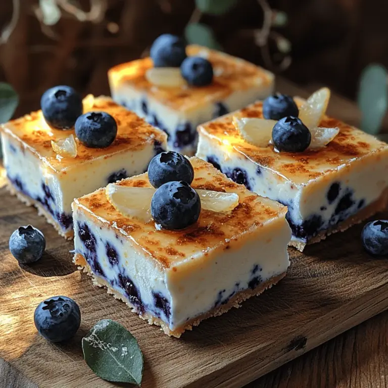 Are you searching for a delightful and nutritious snack to beat the heat? Look no further than these Frozen Blueberry Lemon Yogurt Bars! This recipe not only tantalizes your taste buds but also promotes a healthy lifestyle. Perfect for those warm summer days or as an after-school treat, these yogurt bars combine the creamy richness of Greek yogurt with the vibrant flavors of fresh blueberries and zesty lemon. Packed with nutrients and easy to prepare, these bars are a guilt-free indulgence that will leave you feeling refreshed and satisfied.