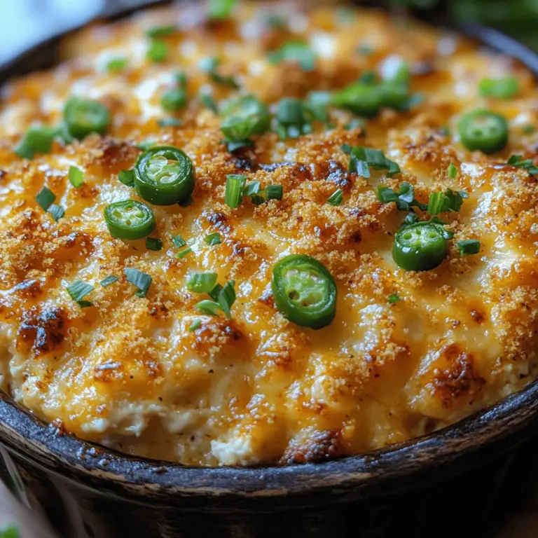 If you're craving a dish that combines the spicy kick of jalapeños with the creamy comfort of a classic casserole, look no further than the Spicy Jalapeño Popper Chicken Casserole. This hearty meal offers a mouthwatering flavor profile that tantalizes your taste buds, featuring a perfect balance of heat, creaminess, and cheesy goodness.