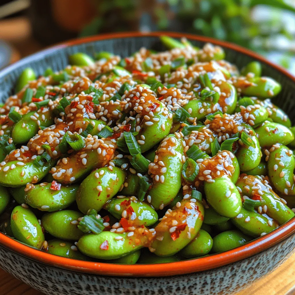 In the realm of delicious and health-conscious snacks, spicy garlic edamame stands out as a vibrant and satisfying option. This dish not only tantalizes the taste buds but also brings a wealth of nutritional benefits, making it an excellent choice for anyone seeking a wholesome appetizer or snack. Edamame, the star ingredient of this dish, is a young soybean harvested before it matures, renowned for its versatility and rich flavor. This recipe beautifully marries the natural nuttiness of edamame with the bold flavors of garlic and spices, resulting in a delightful culinary experience.