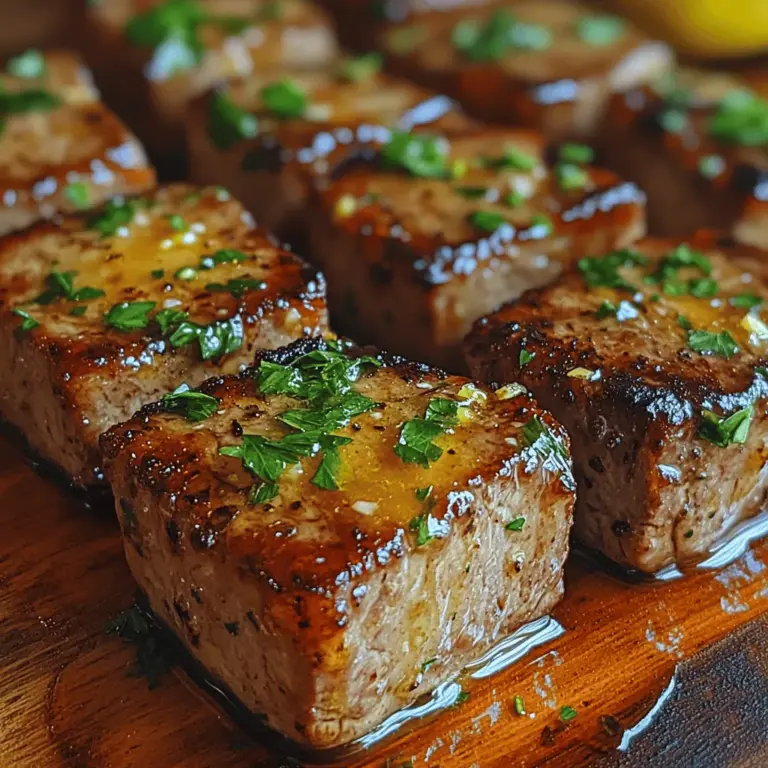 Steak bites have become a popular favorite among food enthusiasts, offering a quick yet incredibly flavorful meal or appetizer that satisfies both casual diners and gourmet palates alike. They are perfect for a weeknight dinner, a gathering with friends, or even a festive occasion where you want to impress your guests with minimal effort. What elevates this dish to new heights is the perfect combination of succulent sirloin steak and rich, aromatic garlic butter. This delightful pairing not only enhances the natural flavor of the beef but also adds a luxurious touch that will leave everyone craving more.