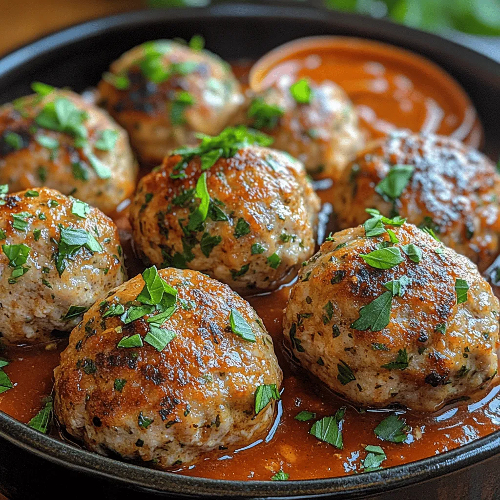 Before we dive into the preparation steps, let’s take a closer look at the key ingredients that make up these Garlic Herb Chicken Meatballs and understand their roles.