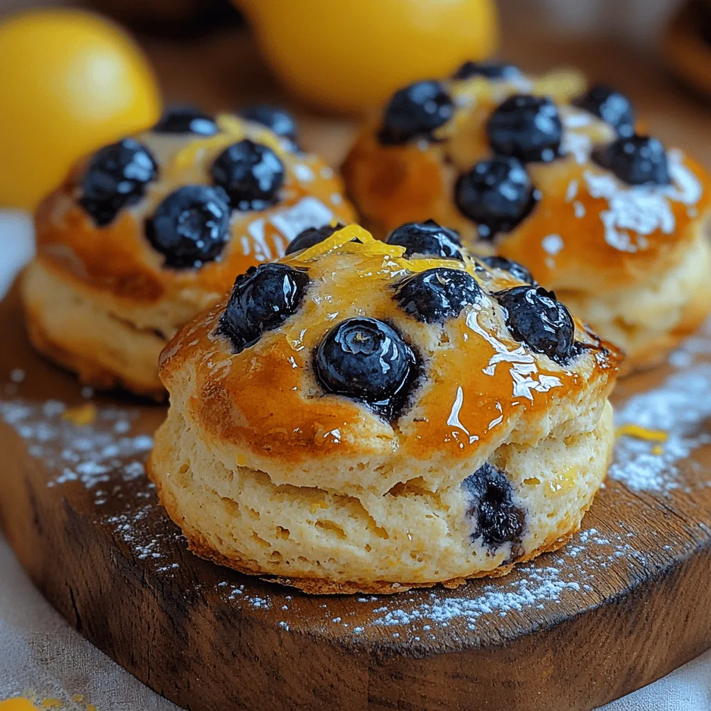 Blueberry lemon scones are a delightful blend of sweet and tart flavors that make for a perfect breakfast treat or an elegant addition to your afternoon tea. The combination of fresh blueberries and zesty lemon creates a refreshing profile that is both light and satisfying. These scones are not only delicious but also incredibly versatile; they can be enjoyed plain, with a dollop of clotted cream, or even drizzled with a lemon glaze for an extra touch of sweetness.