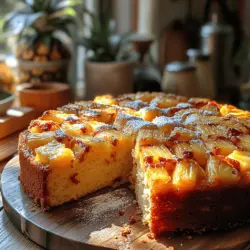 Tropical flavors have a magical way of transporting us to sun-drenched beaches and swaying palm trees, infusing our desserts with a refreshing zest that tantalizes the taste buds. As culinary trends shift towards incorporating vibrant, fruity elements into baked goods, desserts that celebrate the charm of the tropics are becoming increasingly popular. Among these, the Tropical Bliss Pineapple Condensed Milk Cake stands out as a delightful treat that balances sweetness and moisture with the irresistible essence of pineapple.