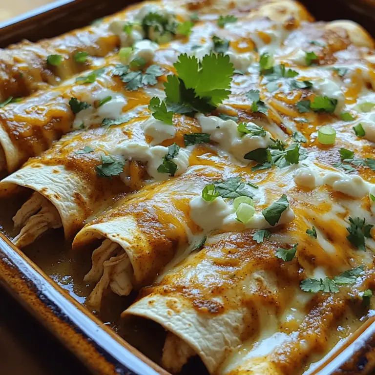 When it comes to cozy, hearty meals that your entire family will love, few dishes can compete with Creamy Slow Cooker White Chicken Enchiladas. This comforting culinary delight is the perfect intersection of flavor and convenience, making it a staple for busy weeknights and a crowd-pleaser for gatherings. With its rich, creamy texture and seasoned chicken rolled in warm tortillas, this dish offers a satisfying experience for everyone at the table.