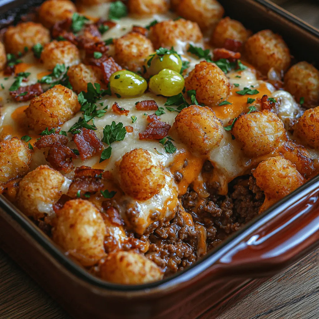 If you're searching for a dish that perfectly combines comfort food with the quintessential flavors of a classic cheeseburger, look no further than the Bacon Cheeseburger Tater Tot Casserole. This indulgent recipe brings together all the beloved elements of a cheeseburger—juicy beef, crispy bacon, melty cheese, and flavorful toppings—into a hearty casserole that is sure to please even the pickiest eaters.