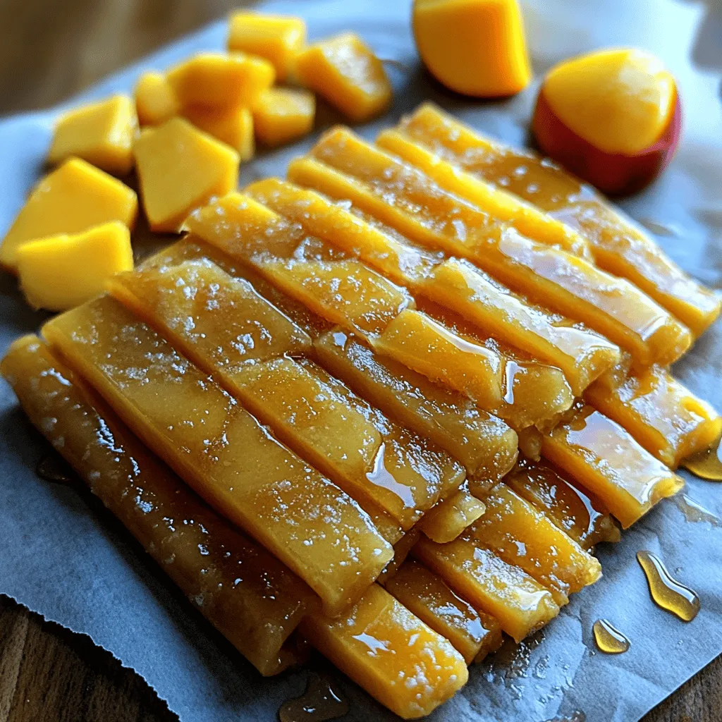 In today's health-conscious world, snacks that are both tasty and nutritious are in high demand. One delightful option that has gained popularity is fruit leather, a chewy, flavorful snack made from pureed fruit. Not only is fruit leather a healthy alternative to sugary, processed snacks, but it also offers the chance to enjoy the vivid flavors of fresh fruits in a convenient form. Among the myriad of fruit leather recipes, the Tropical Bliss Fruit Leather stands out with its vibrant combination of mangoes and peaches, transporting your taste buds straight to a sunny paradise.
