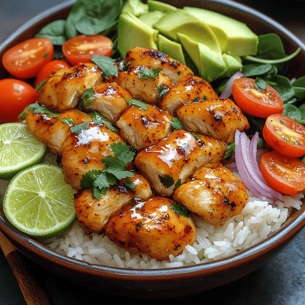 If you’re on the lookout for a dish that perfectly balances sweet and spicy flavors, look no further than Sweet & Spicy Hot Honey Chicken Bowls. This recipe is a delightful fusion of tender, juicy chicken thighs coated in a sticky, sweet heat that will tantalize your taste buds. The appeal of this dish lies not only in its vibrant flavors but also in its versatility. You can serve it over a bed of rice, quinoa, or leafy greens, making it an ideal choice for meal prep or a weeknight dinner.