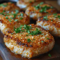 Delve into the world of mouthwatering flavors with our Crispy Parmesan Crusted Pork Chops recipe. This dish not only brings a delightful crunch but also offers a savory taste that transforms a simple dinner into a gourmet experience. Perfect for family gatherings or a cozy weeknight meal, these pork chops are sure to impress. With a golden, crispy exterior and juicy, tender meat, they are a guaranteed crowd-pleaser that will have everyone coming back for seconds.