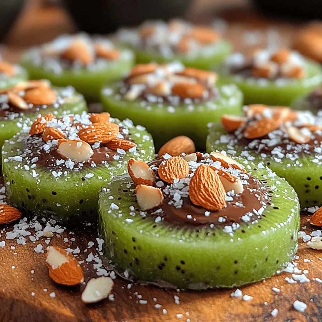 Kiwis are the heart and soul of the Choco-Kiwi Bliss Bites. Their bright green flesh and unique flavor profile offer a refreshing contrast to the sweetness of chocolate. But kiwis are not just delicious; they are also incredibly nutritious. Rich in vitamin C, vitamin K, vitamin E, potassium, and fiber, kiwis are known for their numerous health benefits. They boost the immune system, aid digestion, and can even help improve sleep quality.