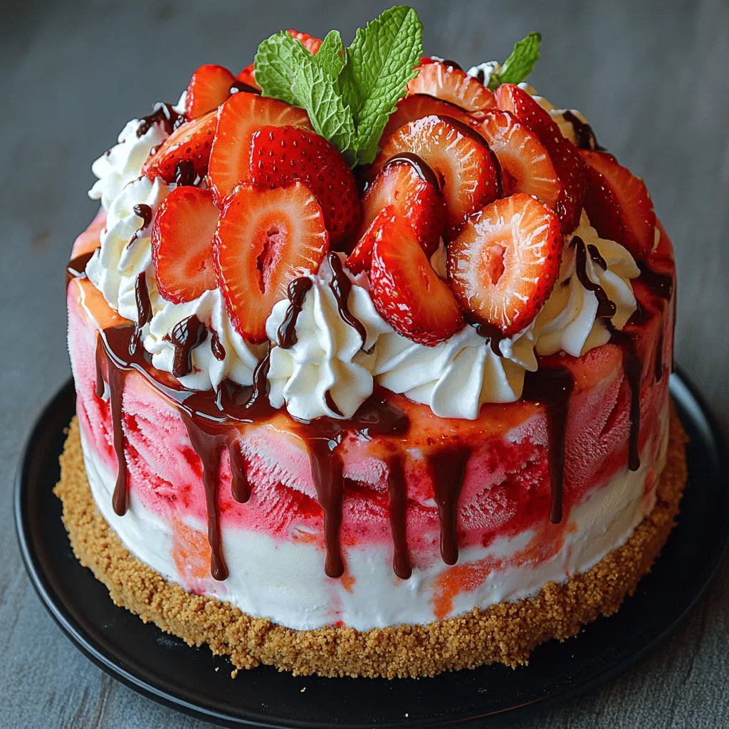 As the weather warms and the days grow longer, the desire for refreshing desserts becomes irresistible. Enter the delightful strawberry ice cream cake, a perfect treat that combines the joy of cake with the creamy indulgence of ice cream. This dessert is not only a feast for the eyes but also an explosion of flavor, making it an ideal addition to any celebration, summer gathering, or family get-together. Whether you're hosting a birthday party, enjoying a backyard barbecue, or simply looking to treat your loved ones, this strawberry ice cream cake is sure to become a favorite among both kids and adults alike.
