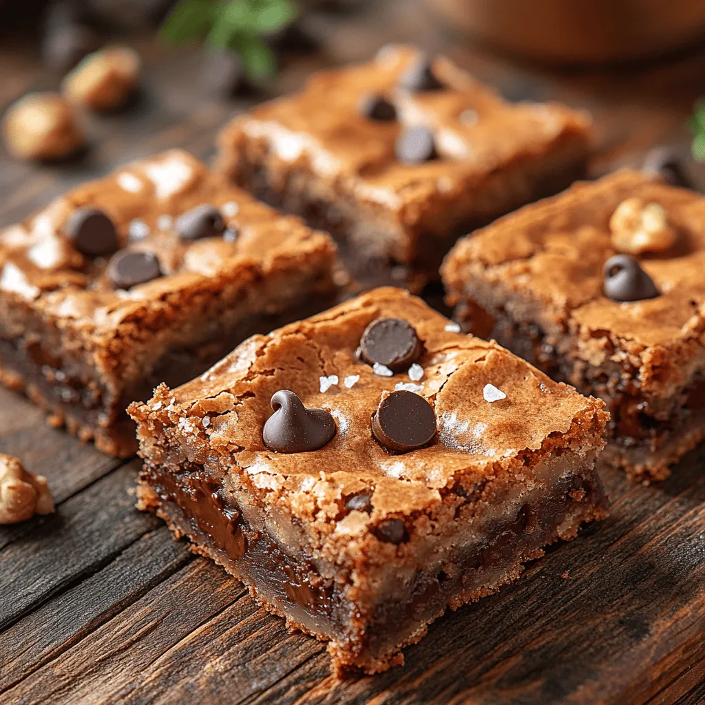 Blondies have carved a special niche in the dessert world, offering a delightful twist on traditional brownies. These sweet treats, with their golden hue and rich flavor, are beloved by many for their chewy texture and buttery goodness. Chocolate chip blondies, in particular, are a standout choice, merging the classic taste of chocolate chips with the sweet, caramel-like essence of a blondie. This combination not only satisfies your sweet tooth but also provides a comforting indulgence that makes them perfect for any occasion.