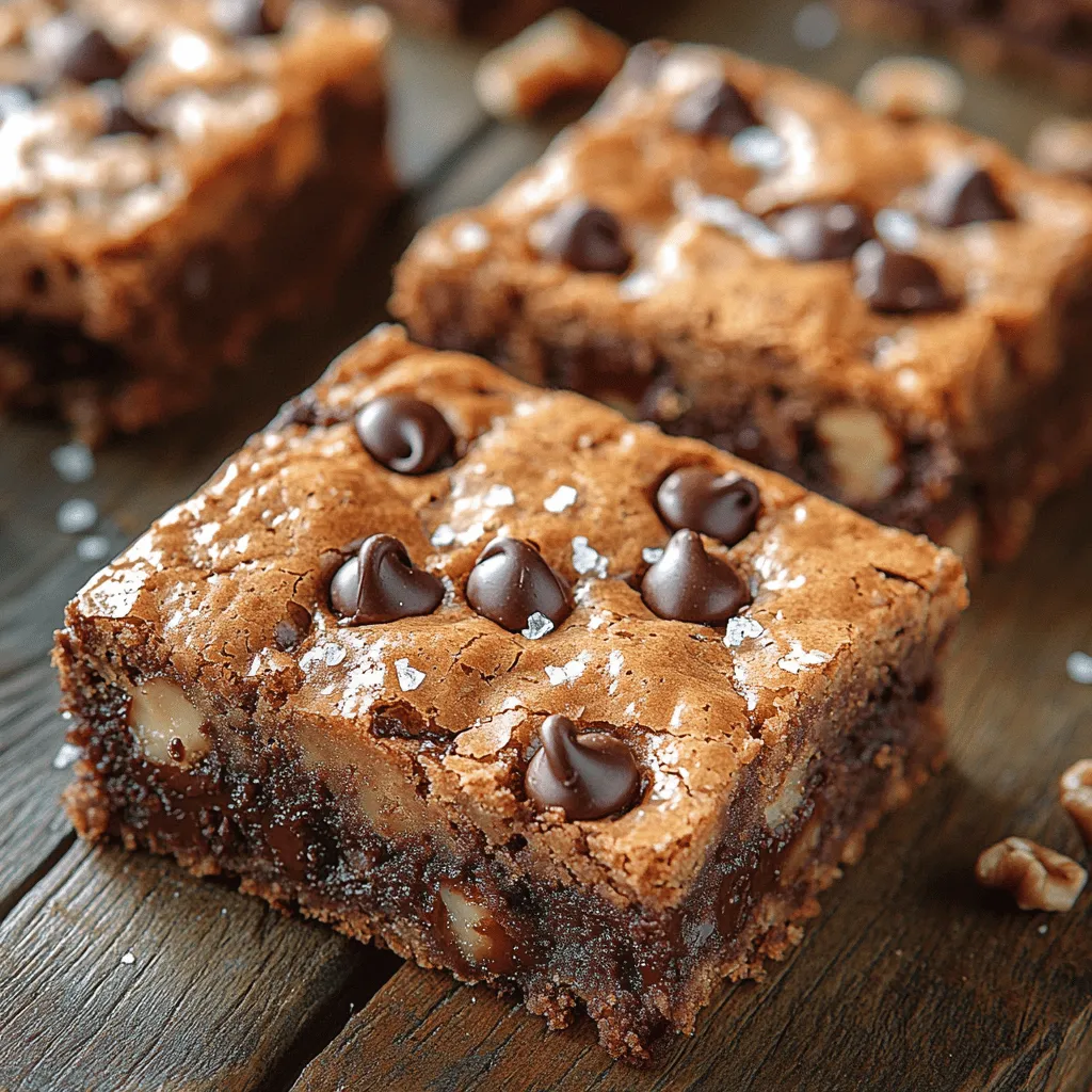 Blondies have carved a special niche in the dessert world, offering a delightful twist on traditional brownies. These sweet treats, with their golden hue and rich flavor, are beloved by many for their chewy texture and buttery goodness. Chocolate chip blondies, in particular, are a standout choice, merging the classic taste of chocolate chips with the sweet, caramel-like essence of a blondie. This combination not only satisfies your sweet tooth but also provides a comforting indulgence that makes them perfect for any occasion.
