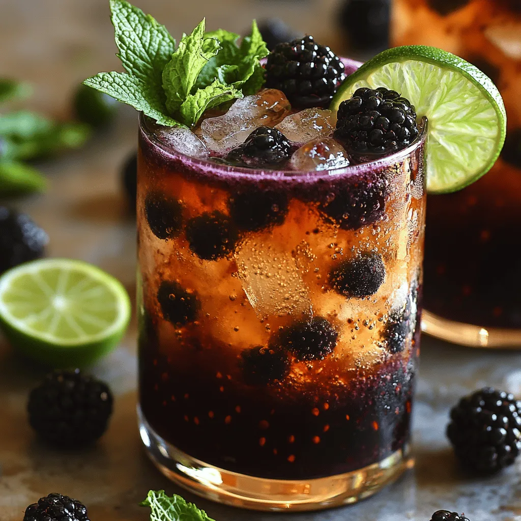 The Blackberry Champagne Mule is a delightful twist on the classic mule cocktails, perfectly blending the effervescence of champagne with the rich, tart flavor of fresh blackberries. This refreshing drink is not only a feast for the eyes but also a celebration of bold and harmonious flavors that can elevate any occasion. Whether you're hosting a chic brunch, a festive holiday gathering, or simply unwinding after a long day, the Blackberry Champagne Mule offers a sophisticated yet approachable cocktail option that your guests will love.