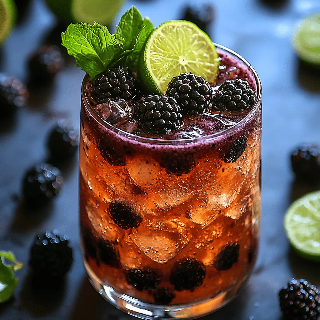 The Blackberry Champagne Mule is a delightful twist on the classic mule cocktails, perfectly blending the effervescence of champagne with the rich, tart flavor of fresh blackberries. This refreshing drink is not only a feast for the eyes but also a celebration of bold and harmonious flavors that can elevate any occasion. Whether you're hosting a chic brunch, a festive holiday gathering, or simply unwinding after a long day, the Blackberry Champagne Mule offers a sophisticated yet approachable cocktail option that your guests will love.