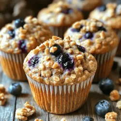 In the quest for healthy and delicious breakfast options, blueberry oatmeal muffins stand out as a delightful choice. These muffins are not only a feast for the taste buds but also a powerhouse of nutrition. Packed with whole grains and bursting with the sweet yet tangy flavor of blueberries, they are ideal for busy mornings or a quick snack on the go. The combination of oats and blueberries brings a wealth of health benefits, making these muffins an essential addition to your recipe collection.