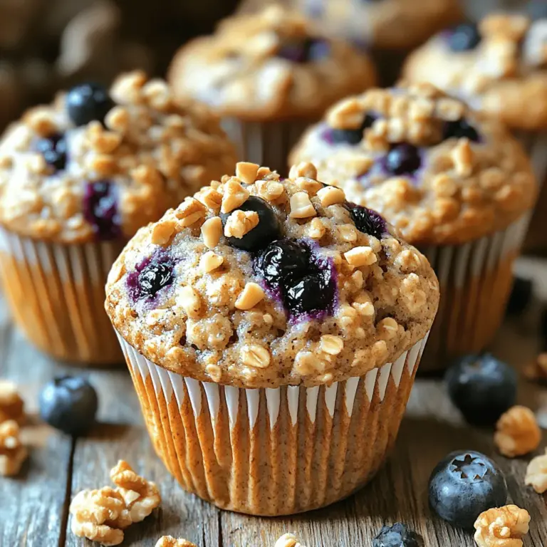 In the quest for healthy and delicious breakfast options, blueberry oatmeal muffins stand out as a delightful choice. These muffins are not only a feast for the taste buds but also a powerhouse of nutrition. Packed with whole grains and bursting with the sweet yet tangy flavor of blueberries, they are ideal for busy mornings or a quick snack on the go. The combination of oats and blueberries brings a wealth of health benefits, making these muffins an essential addition to your recipe collection.