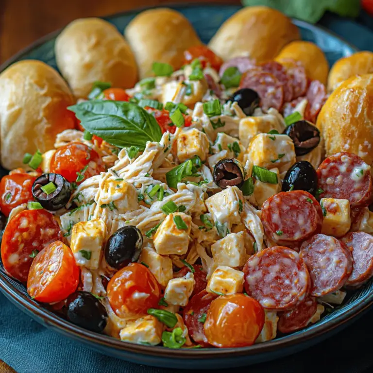 Italian cuisine is renowned for its vibrant flavors, fresh ingredients, and time-honored traditions that have evolved over centuries. Among the myriad of delicious dishes that grace the tables of Italian households, the Italian Grinder Chicken Salad stands out as a refreshing, hearty option that combines the best of both worlds: the rich flavors of an Italian grinder sandwich and the lightness of a salad. Originating from the classic Italian-American delis, this dish has been adapted to create a satisfying and nutritious meal that perfectly embodies the spirit of Italian cooking.