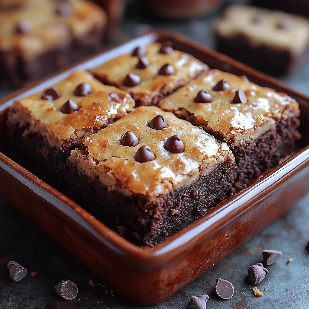 Brownies and cookies are two of the most cherished desserts around the world. They have a unique way of captivating our taste buds, whether it's the rich, fudgy texture of a brownie or the chewy, warm delight of a freshly baked cookie. Each has its devoted fan base, but what happens when you combine these two beloved treats into one? Enter the Chocolate Chip Cookie Brownies—a delightful marriage of flavors that promises to satisfy any sweet tooth.