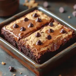 Brownies and cookies are two of the most cherished desserts around the world. They have a unique way of captivating our taste buds, whether it's the rich, fudgy texture of a brownie or the chewy, warm delight of a freshly baked cookie. Each has its devoted fan base, but what happens when you combine these two beloved treats into one? Enter the Chocolate Chip Cookie Brownies—a delightful marriage of flavors that promises to satisfy any sweet tooth.