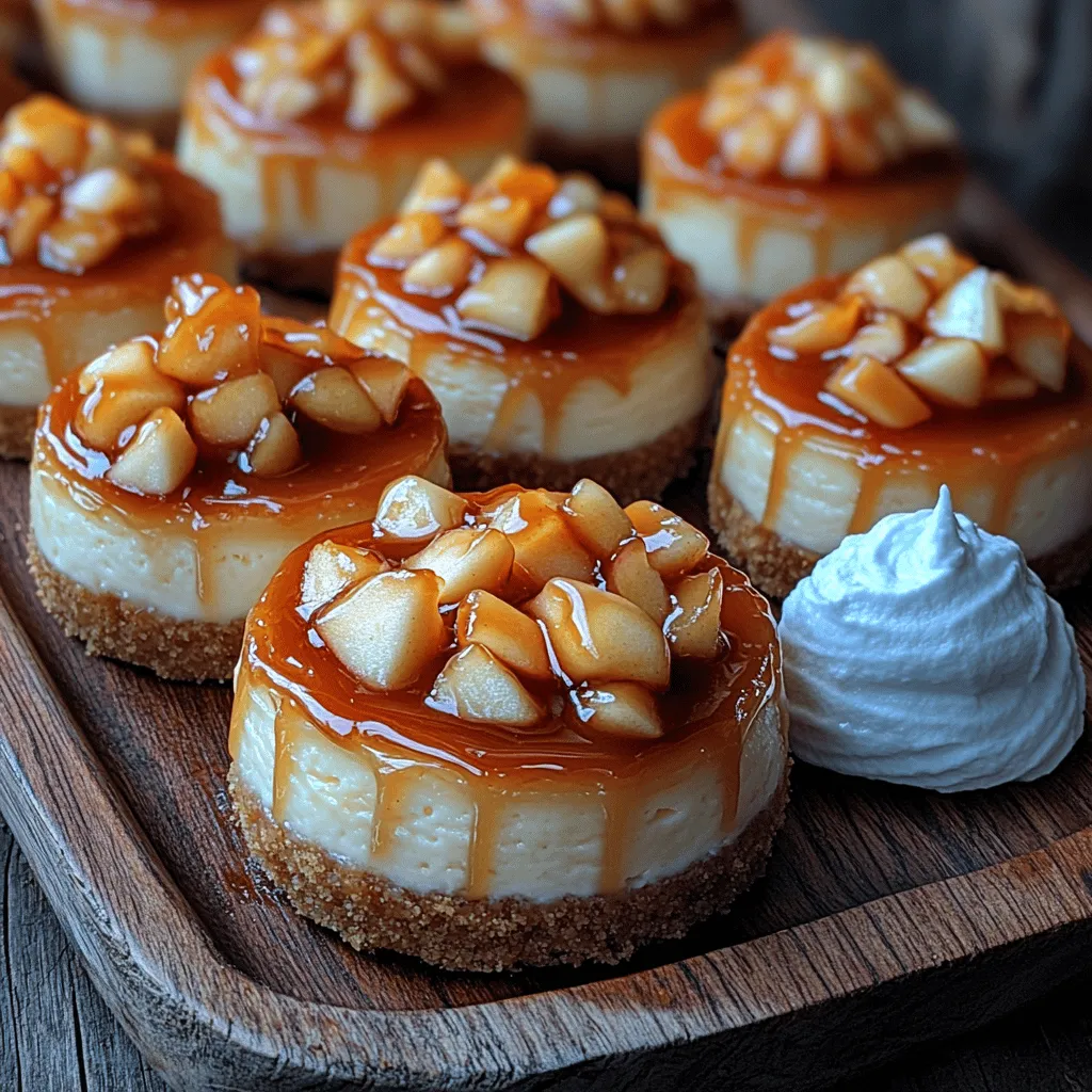 The foundation of any great recipe lies in its ingredients. Let’s dive into what makes Mini Caramel Apple Cheesecake Bites special.