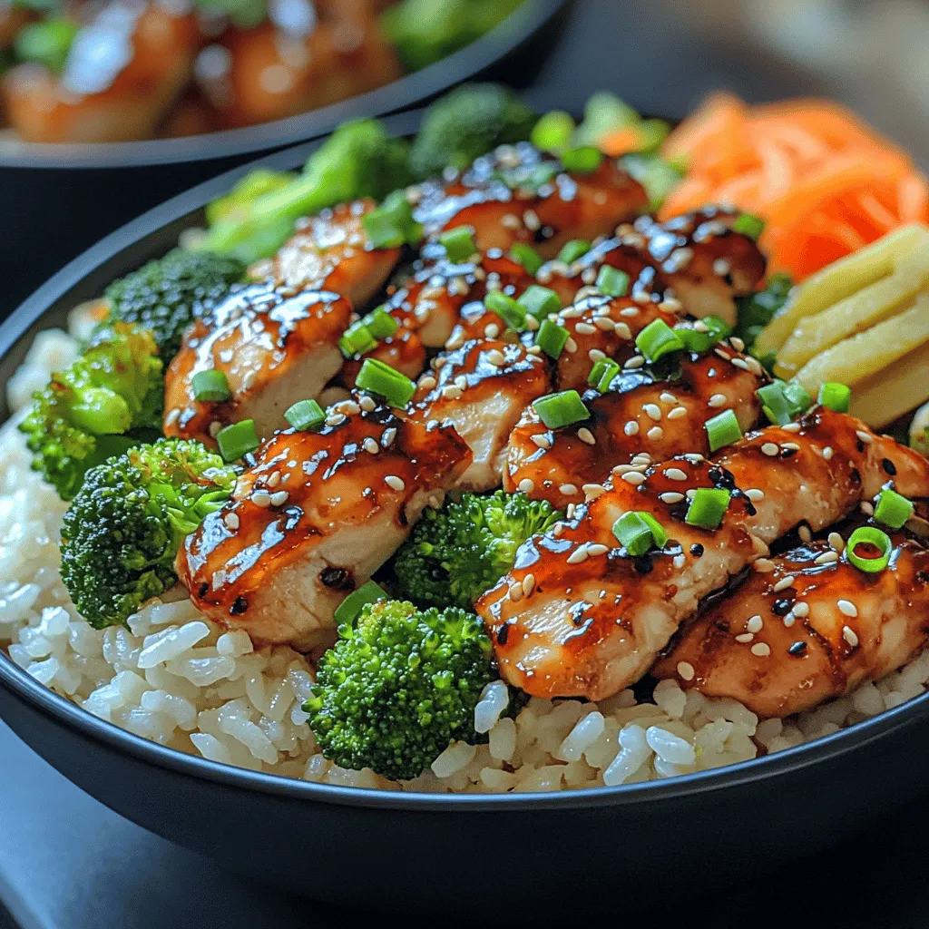 Understanding the joy of a well-prepared meal is essential for any home cook. When the day's hustle and bustle leaves you craving a comforting yet nutritious dish, the Teriyaki Delight Chicken Rice Bowls emerge as a stellar choice. This recipe embodies a harmonious blend of savory flavors and wholesome ingredients, making it an ideal option for a weeknight dinner or a meal prep delight that you can savor throughout the week. Imagine tender chicken marinated in a homemade teriyaki sauce, served over fluffy jasmine rice, and accompanied by vibrant vegetables that add both color and nutrition to your plate. In this article, we will guide you through the process of creating these delicious bowls, ensuring that each step is clear and easy to follow, allowing you to impress your family and friends with your culinary skills.