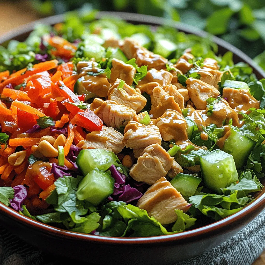 Thai cuisine is celebrated for its vibrant flavors, aromatic ingredients, and harmonious balance of textures. From the bold heat of chili to the fragrant sweetness of coconut, each dish tells a story of tradition and culinary artistry. One standout dish that embodies this spirit is the Zesty Chopped Thai Chicken Salad. This refreshing and nutritious salad is a perfect representation of the Thai culinary ethos, showcasing a medley of colorful vegetables, lean protein, and an irresistible dressing that tantalizes the taste buds.