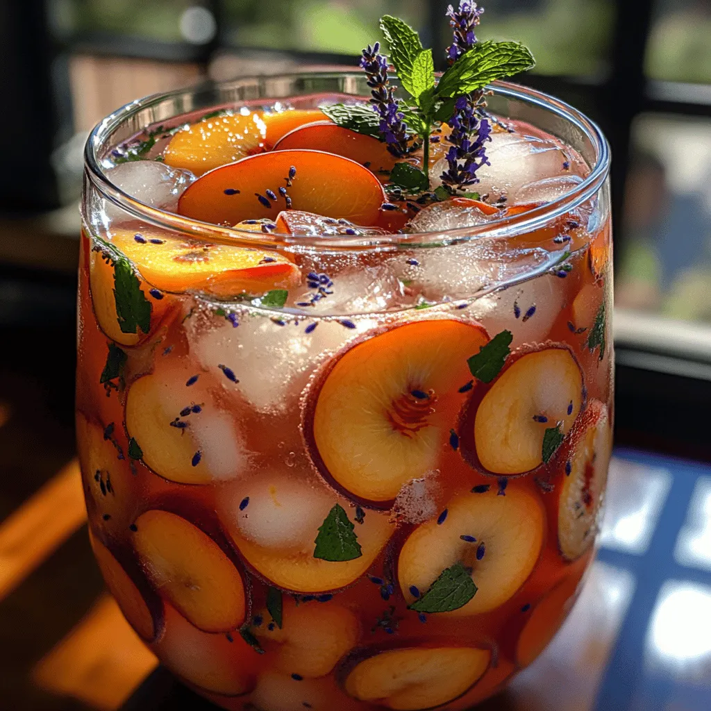 As the sun shines brightly and temperatures rise, nothing quite quenches your thirst like a refreshing summer beverage. The season invites us to explore light, cooling drinks that not only hydrate but also tantalize our taste buds. Among the myriad of options, the Lavender Peach Infusion Delight stands out with its exquisite blend of flavors, offering a perfect harmony between floral notes and fruity sweetness. This delightful infusion is ideal for summer gatherings, picnics, or simply enjoying a peaceful afternoon in the garden.