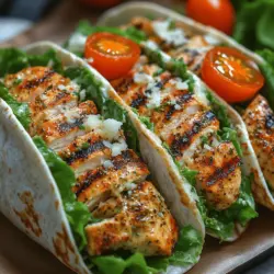 In the ever-evolving world of culinary trends, wraps have emerged as a popular and versatile meal option. They seamlessly combine convenience with flavor, making them the go-to choice for busy individuals and health enthusiasts alike. From quick lunches to hearty dinners, wraps can be tailored to suit any palate or dietary preference. Among the myriad of wrap recipes, the Savory Grilled Chicken Caesar Wrap stands out as a nutritious meal option that delights the senses while keeping health in check.