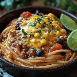 In recent years, one-pot meals have surged in popularity among home cooks, and for good reason. These culinary creations offer a delightful combination of convenience and flavor, allowing busy families and meal preppers to whip up delicious dinners with minimal cleanup. Enter "Fiesta Fusion: One-Pot Taco Spaghetti"—a vibrant dish that brings together the beloved flavors of tacos and the comforting essence of spaghetti. This recipe is perfect for taco enthusiasts looking for a new twist on their favorite ingredients.