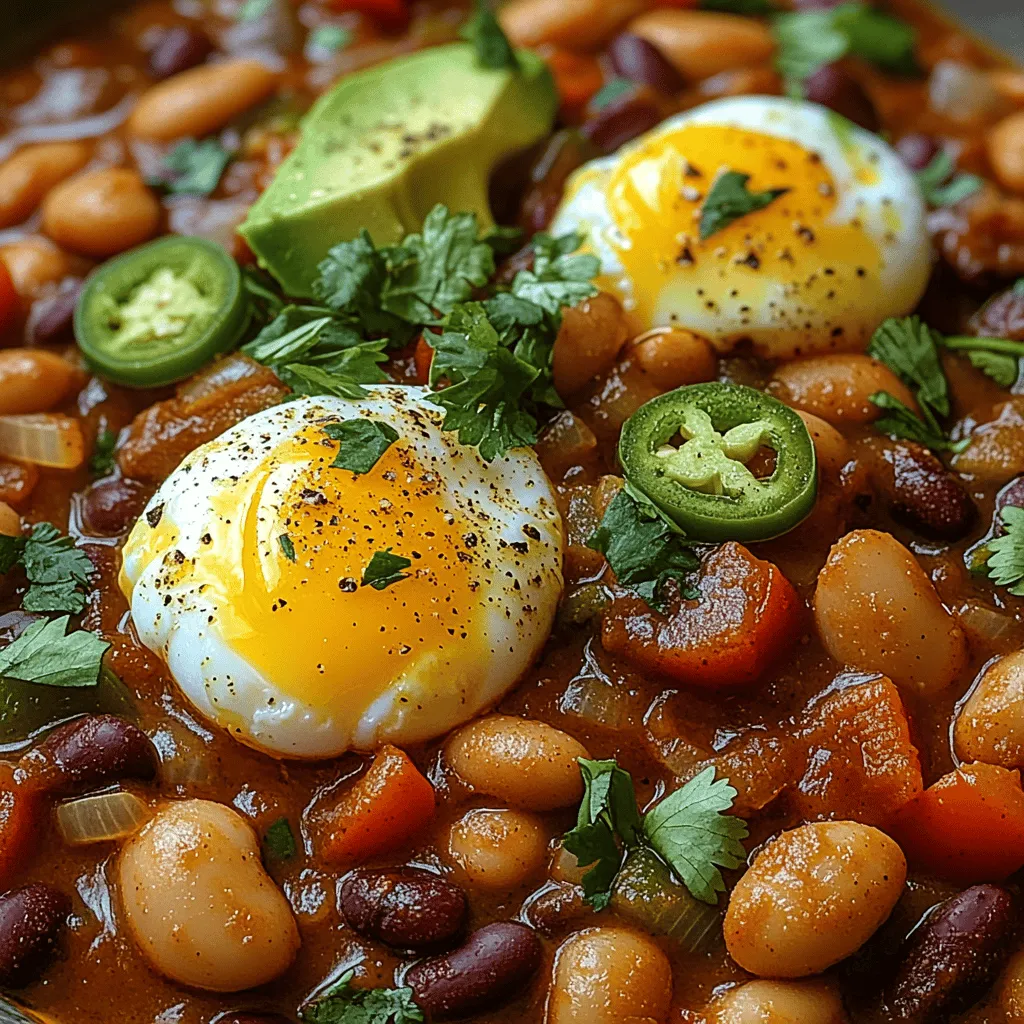 Start your day with a burst of flavor and nutrition with our Breakfast Chili and Eggs recipe. This hearty dish combines the rich, spicy essence of chili with the satisfying comfort of eggs, creating a breakfast that is both delicious and energizing. Breakfast is often touted as the most important meal of the day, and for good reason. A well-rounded morning meal can set the tone for your day, providing you with the necessary fuel to tackle whatever comes your way.
