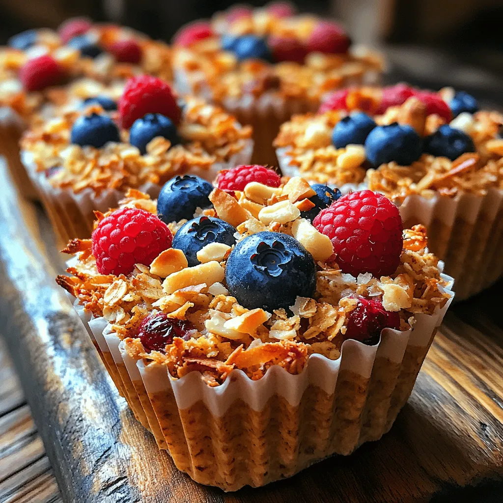 Baked oatmeal has gained popularity as a versatile and wholesome breakfast option. With the ability to serve multiple portions, it’s a practical choice for families or those who like to prepare meals in advance. The concept is simple: mix together oats, liquid, and your favorite add-ins, then bake them into portable cups or bars. This flexibility allows for endless variations, making it easy to adapt the recipe to fit your taste preferences or dietary needs.