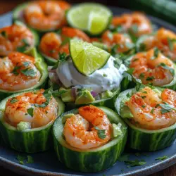 As the sun shines brighter and the temperature rises, summer gatherings beckon us to indulge in light, refreshing appetizers that not only tantalize the taste buds but also provide a burst of nutrition. One such delightful dish is the shrimp cucumber cups, a perfect embodiment of summer's essence. These cups are not only visually appealing but also packed with flavor, making them an ideal choice for parties, picnics, or casual family dinners.